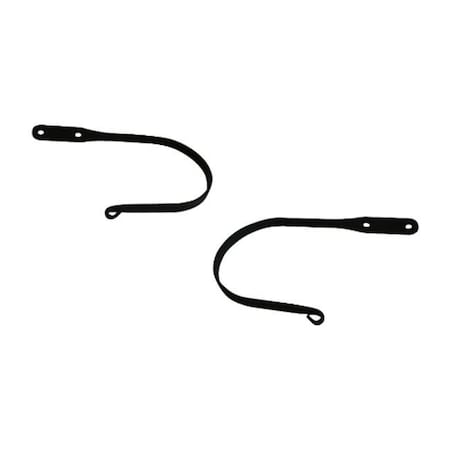 Village Wrought Iron Village Wrought Iron CUR-TB-87 Plain Tie Backs CUR-TB-87